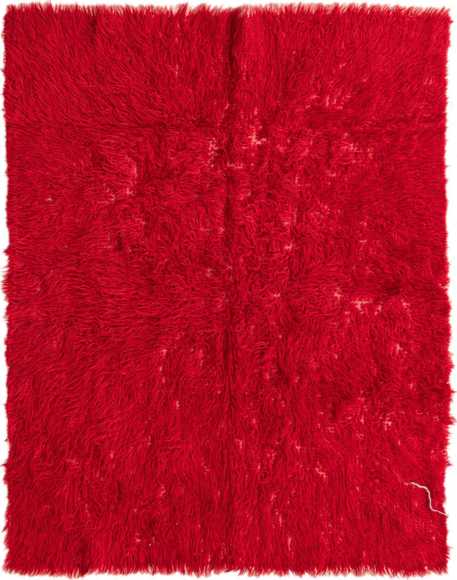 4' x 5' 3 Hand Knotted Moroccan Wool Rug