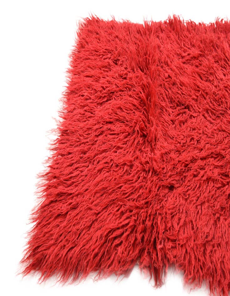 Detail image of 2' 10 x 5' 4  Hand Knotted Moroccan Wool Rug