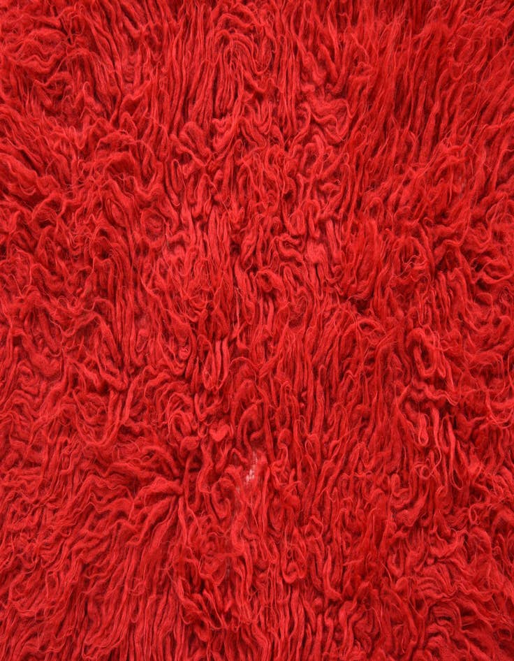 Detail image of 2' 10 x 5' 4  Hand Knotted Moroccan Wool Rug