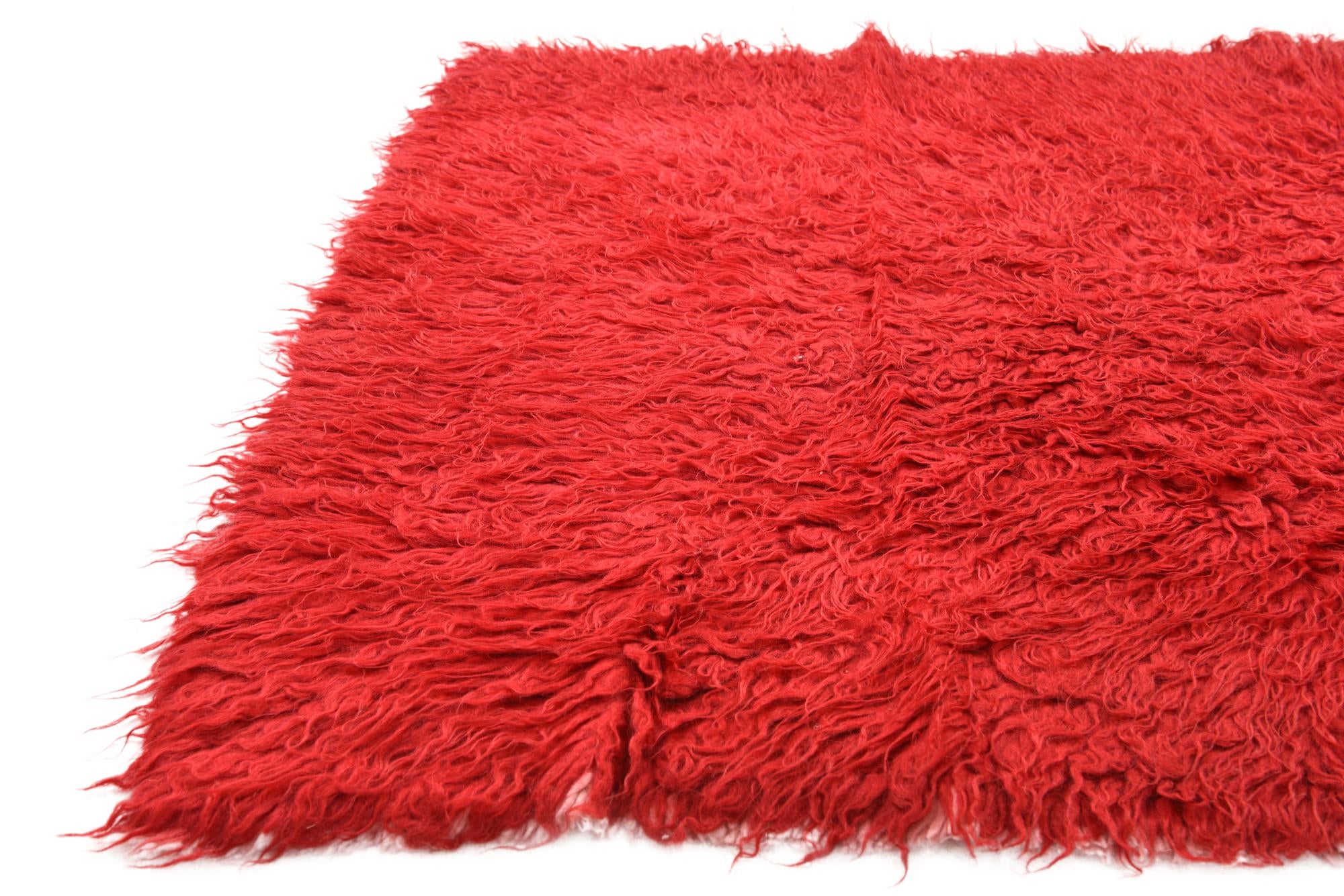 2' 10 x 5' 5 Hand Knotted Moroccan Wool Rug
