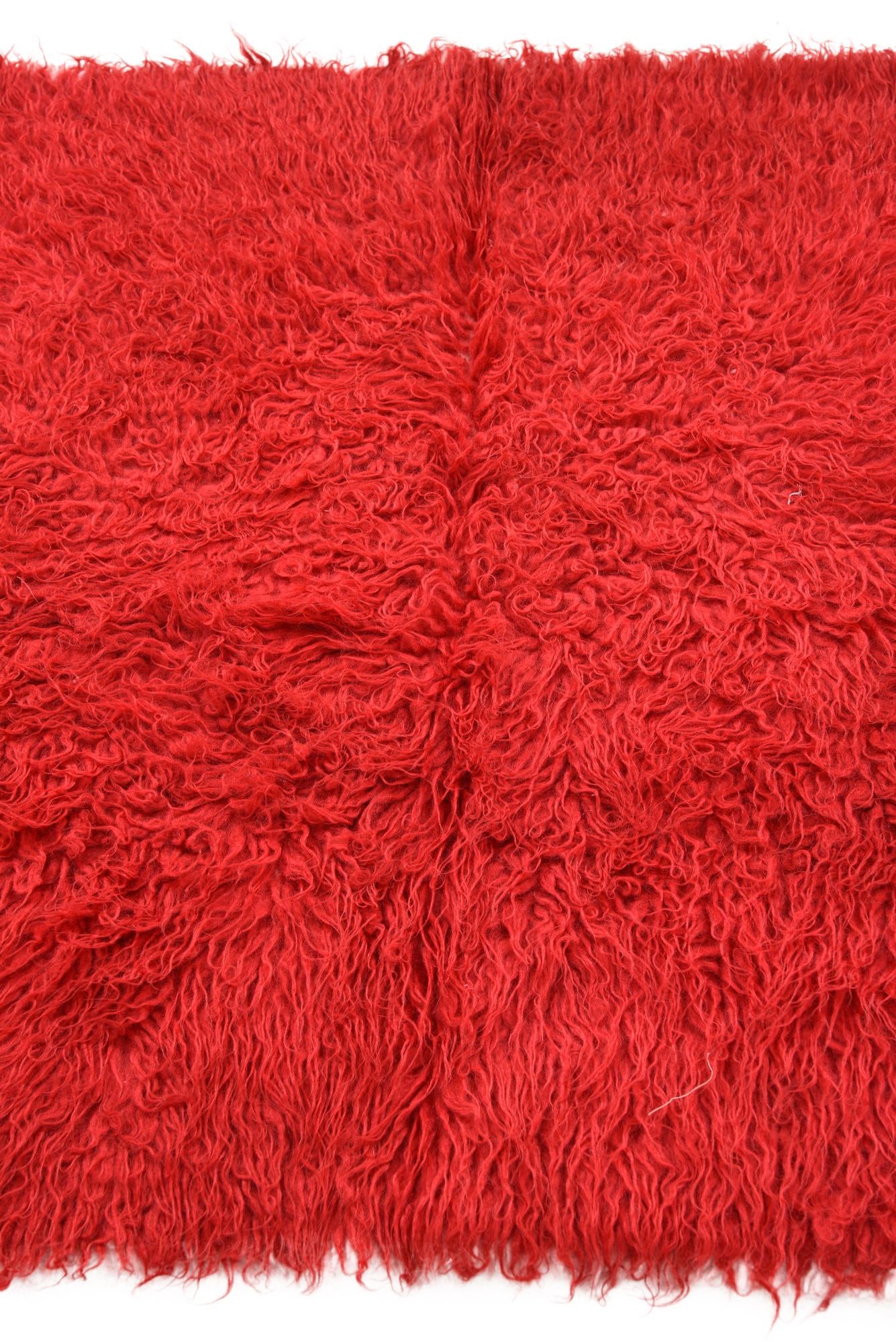 2' 10 x 5' 5 Hand Knotted Moroccan Wool Rug