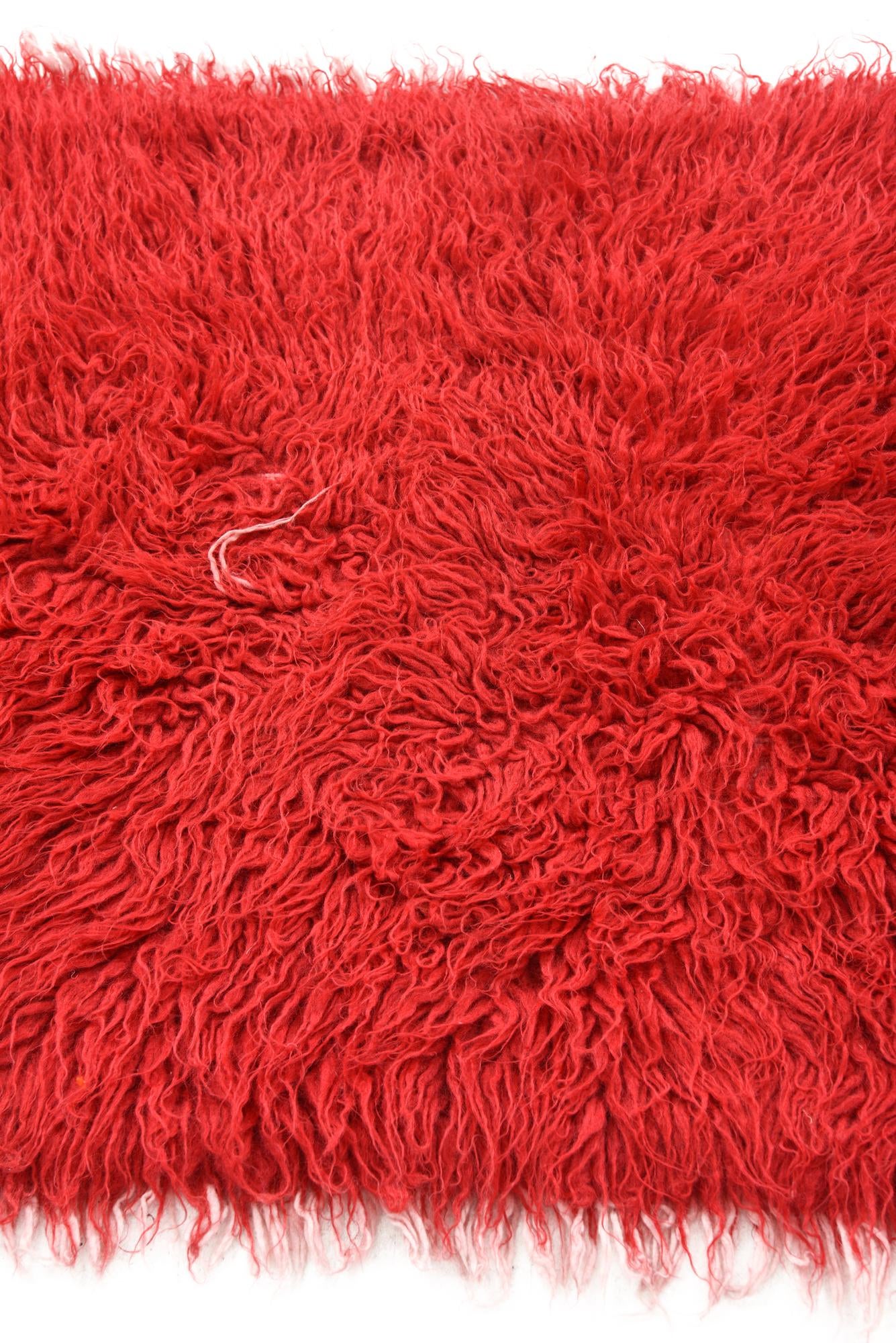 2' 6 x 4' 5 Hand Knotted Moroccan Wool Rug