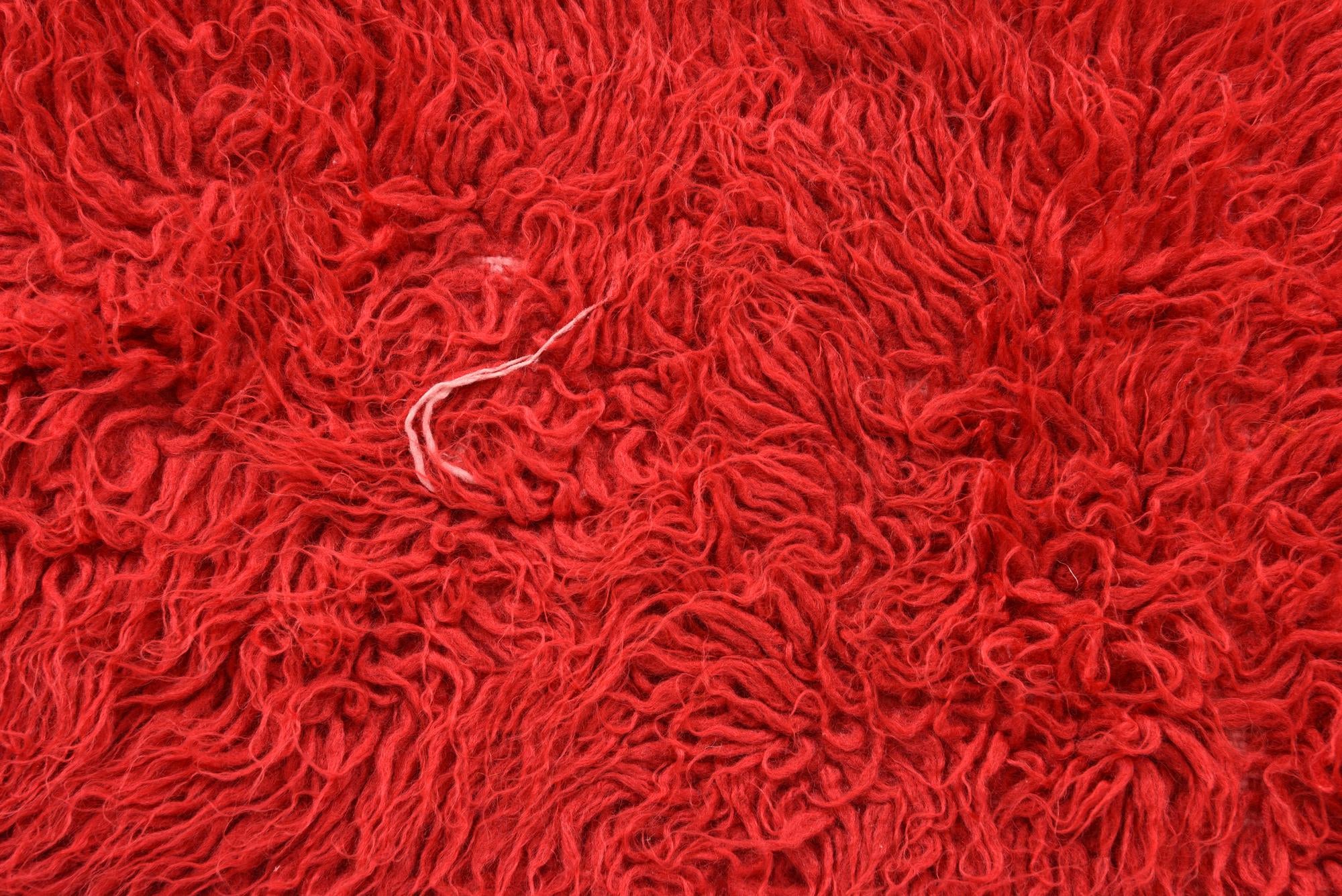 2' 6 x 4' 5 Hand Knotted Moroccan Wool Rug
