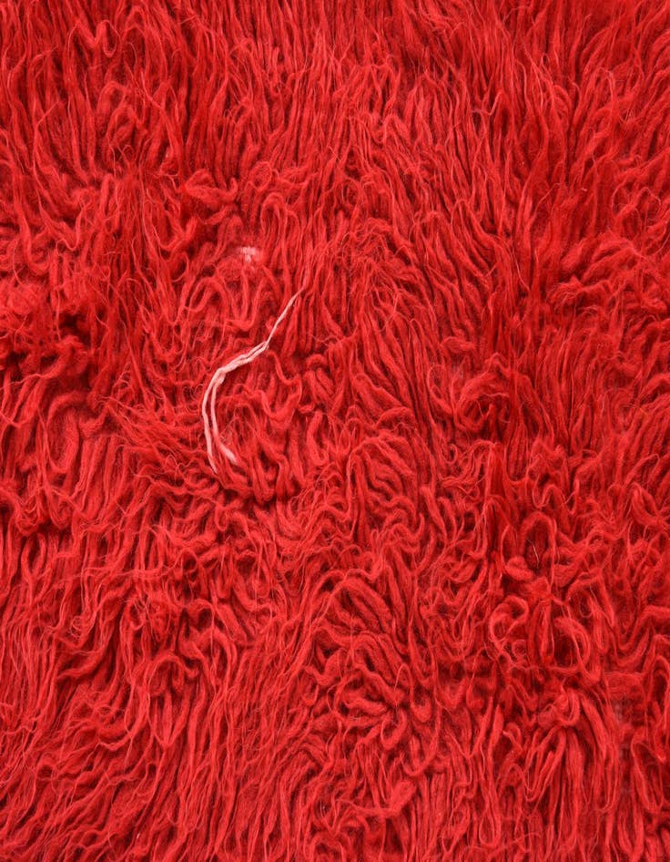 Detail image of 2' 6 x 4' 5  Hand Knotted Moroccan Wool Rug