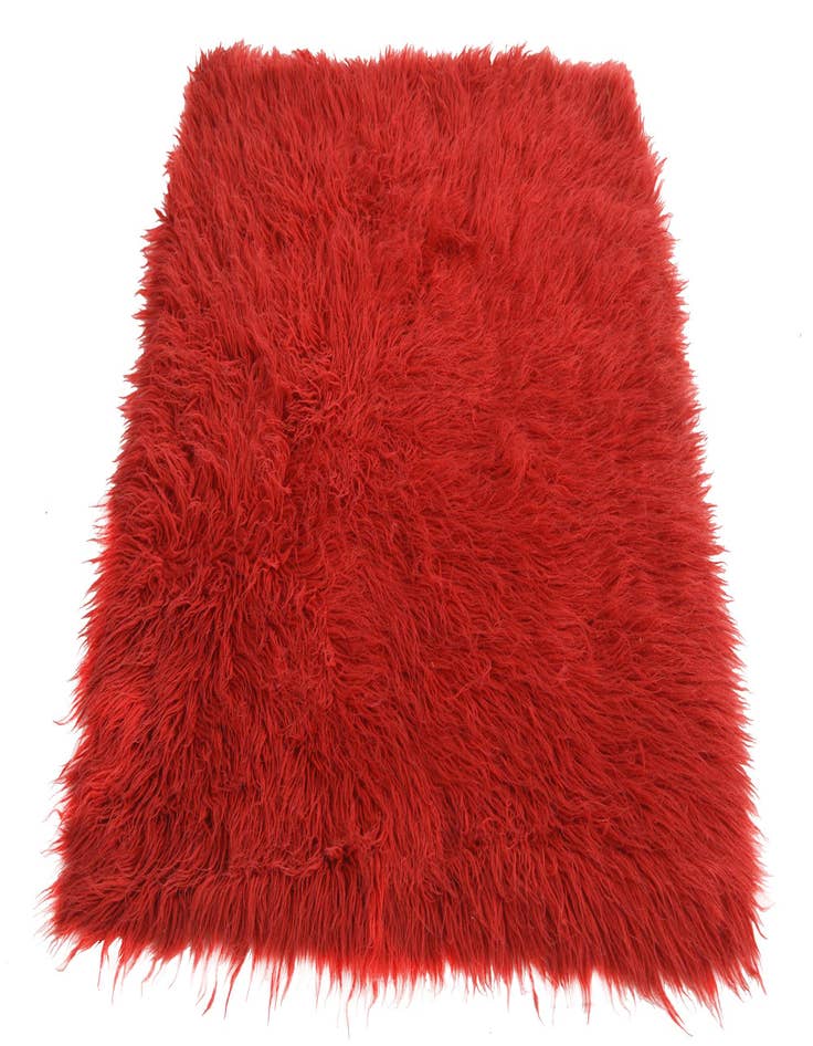 Detail image of 3' 5 x 4' 2  Hand Knotted Moroccan Wool Rug