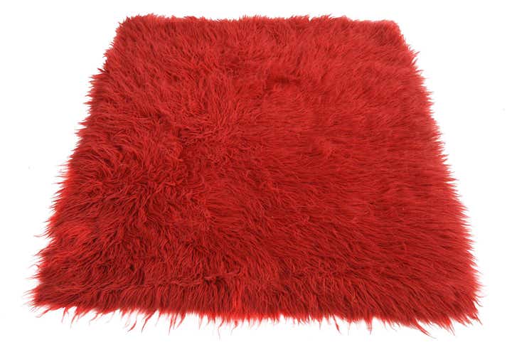 3' 5 x 4' 2 Hand Knotted Moroccan Wool Rug