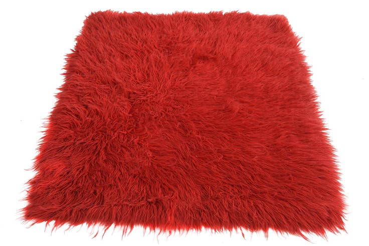 Detail image of 3' 5 x 4' 2 Hand Knotted Moroccan Wool Rug