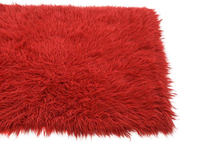 Detail image of 3' 5 x 4' 2 Hand Knotted Moroccan Wool Rug