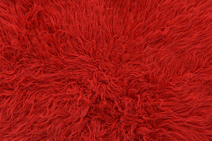 Detail image of 3' 5 x 4' 2 Hand Knotted Moroccan Wool Rug