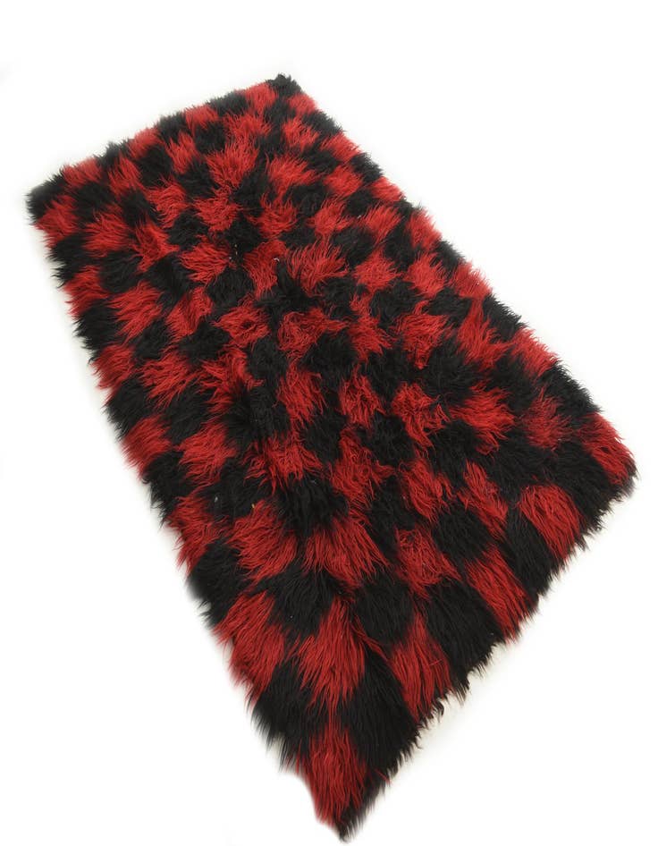 Detail image of 6' 1 x 8' 6  Hand Knotted Moroccan Wool Rug