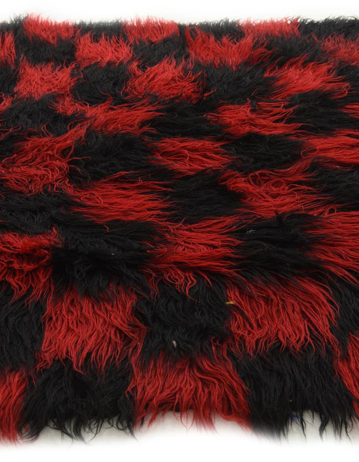 Detail image of 6' 1 x 8' 6  Hand Knotted Moroccan Wool Rug