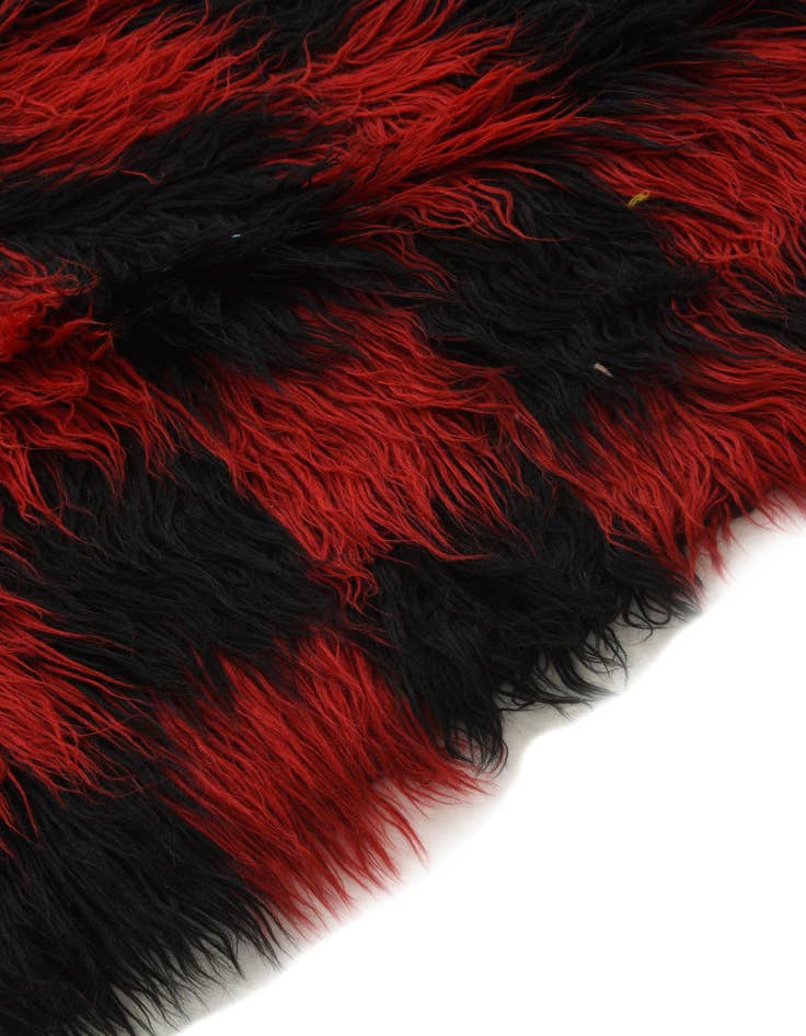 Detail image of 6' 1 x 8' 6  Hand Knotted Moroccan Wool Rug