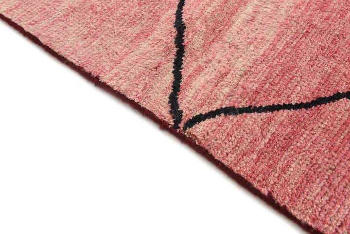 5' 10 x 7' 9 Hand Knotted Moroccan Wool Rug