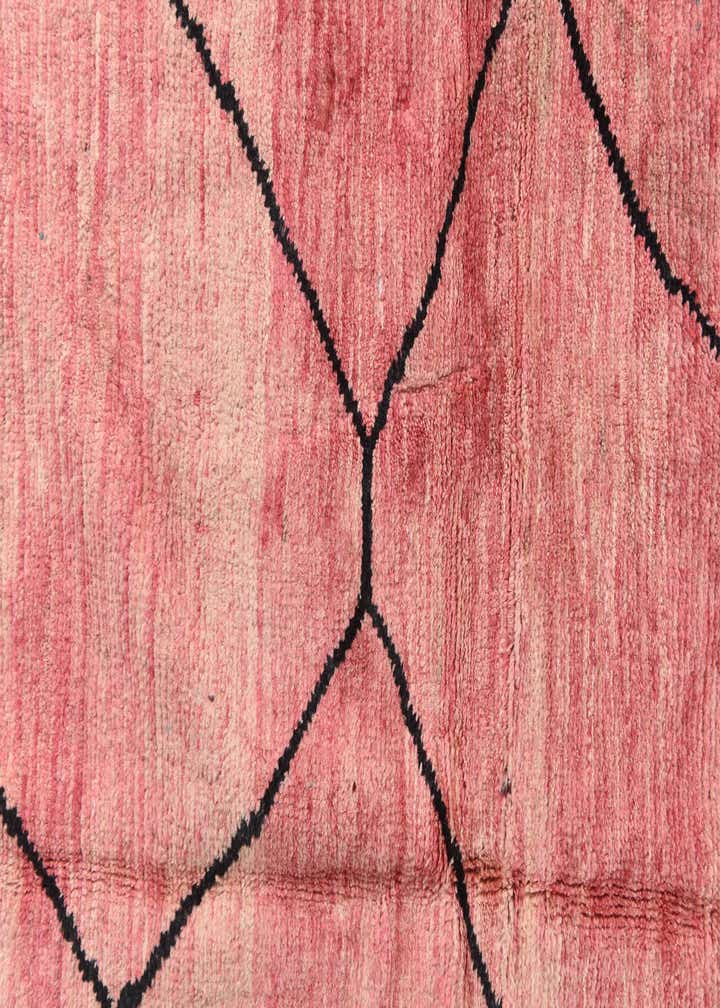 5' 10 x 7' 9 Hand Knotted Moroccan Wool Rug