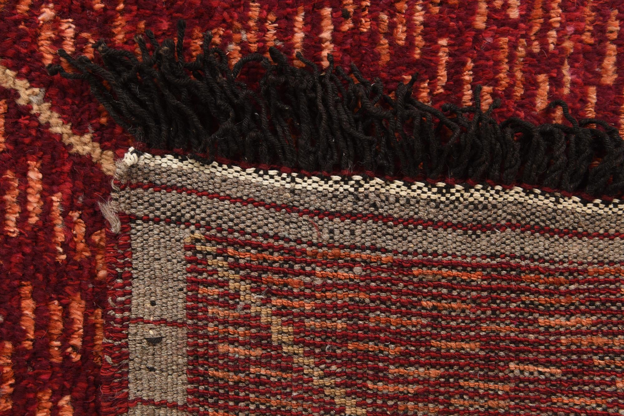 6' 2 x 9' 2 Hand Knotted Moroccan Wool Rug