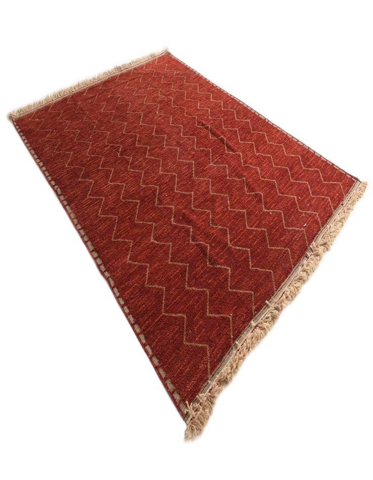 Detail image of 9' 2 x 12' 1  Hand Knotted Moroccan Wool Rug