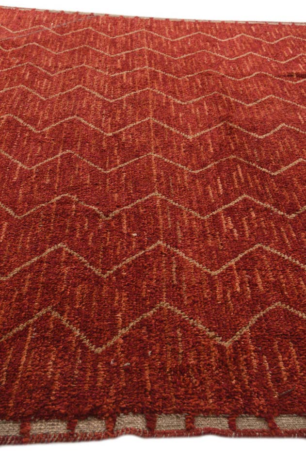 Detail image of 9' 2 x 12' 1 Hand Knotted Moroccan Wool Rug