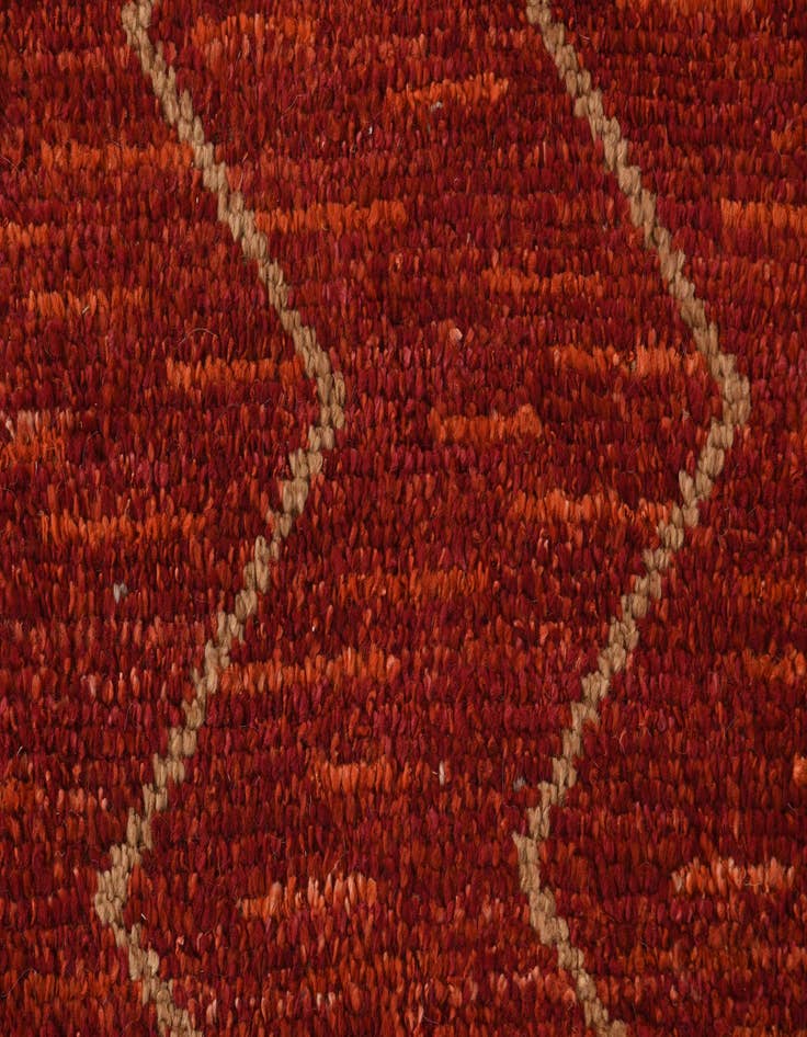 Detail image of 9' 2 x 12' 1  Hand Knotted Moroccan Wool Rug