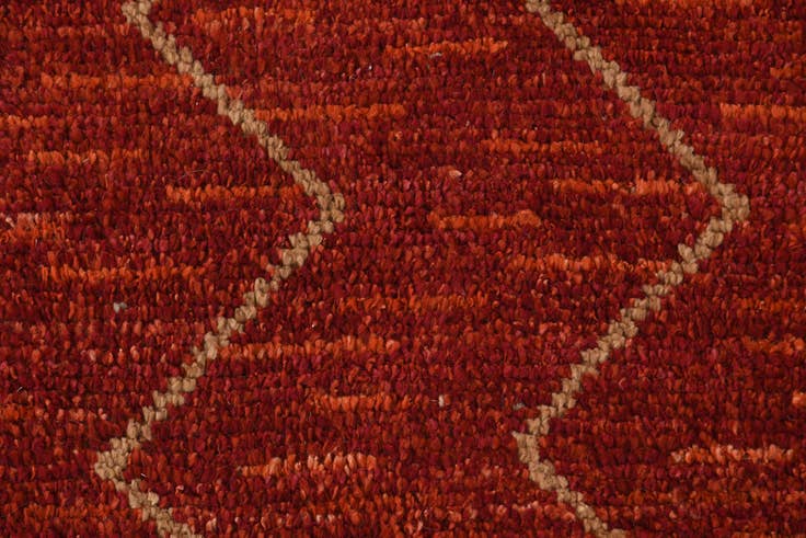 Detail image of 9' 2 x 12' 1 Hand Knotted Moroccan Wool Rug
