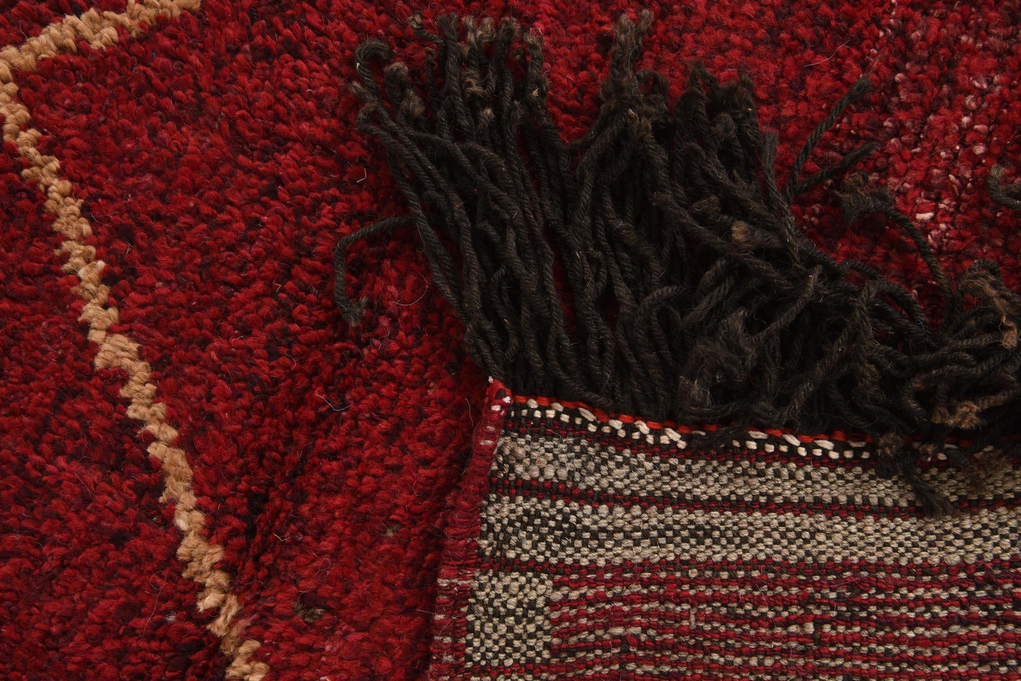 6' 5 x 9' 7 Hand Knotted Moroccan Wool Rug
