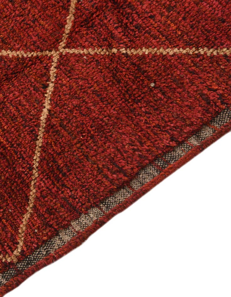 Detail image of 5' 2 x 8' 7  Hand Knotted Moroccan Wool Rug