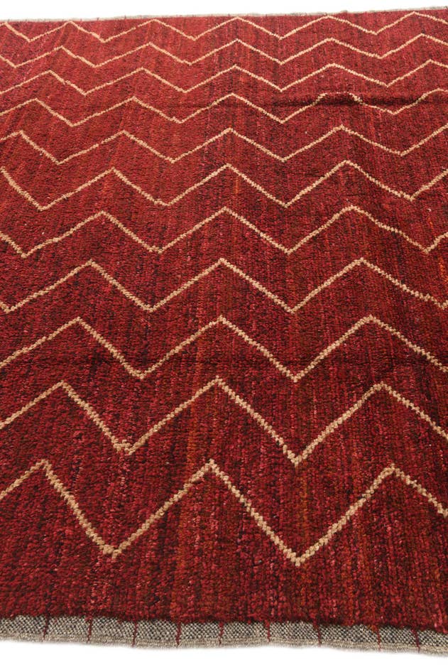 Detail image of 8' 1 x 10' 1 Hand Knotted Moroccan Wool Rug