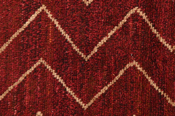 Detail image of 8' 1 x 10' 1 Hand Knotted Moroccan Wool Rug