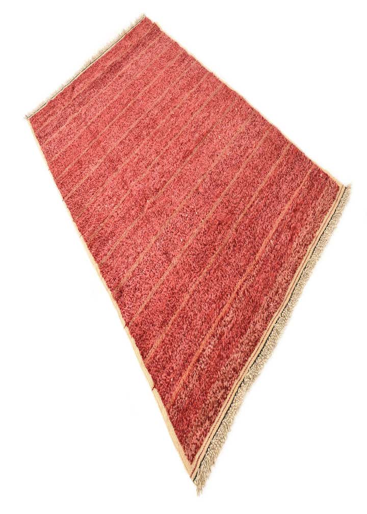 5' x 8' 1 Hand Knotted Moroccan Wool Rug