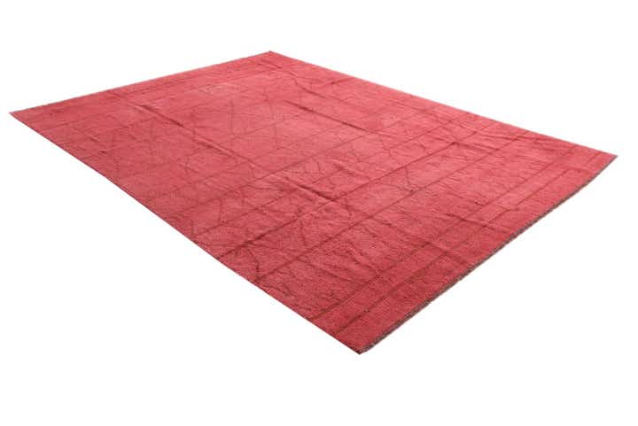7' 8 x 10' 3 Hand Knotted Moroccan Wool Rug
