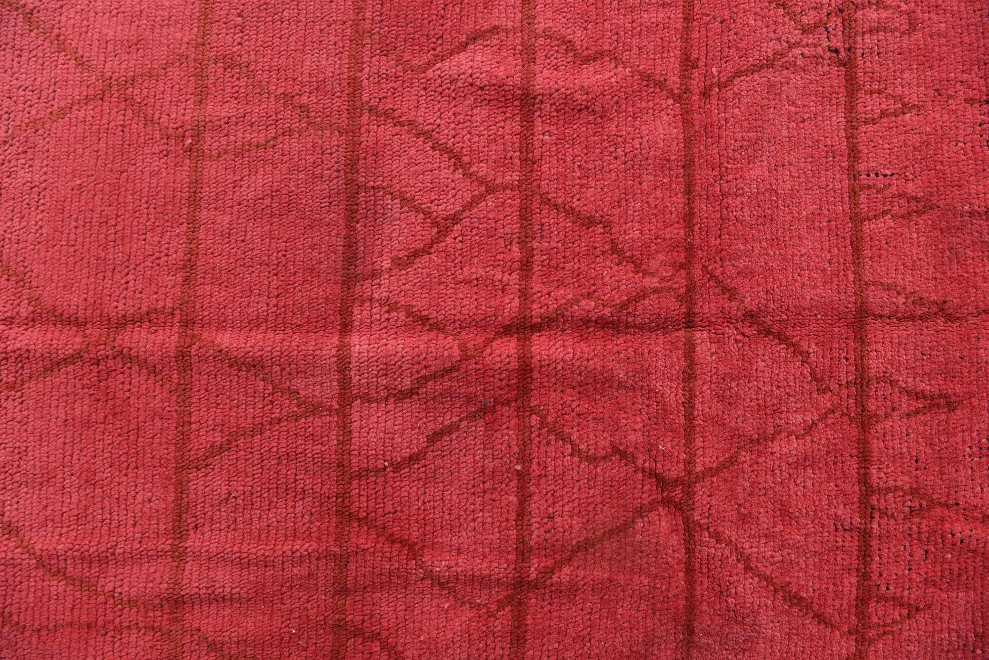 7' 8 x 10' 3 Hand Knotted Moroccan Wool Rug