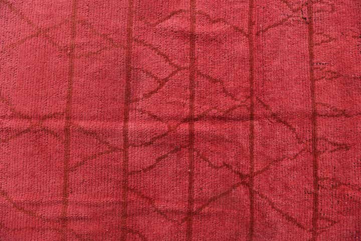 7' 8 x 10' 3 Hand Knotted Moroccan Wool Rug