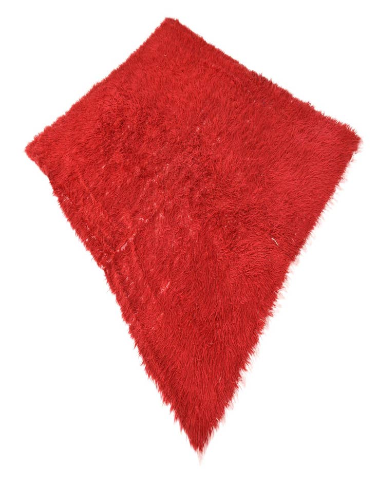 Detail image of 6' x 7' 5  Hand Knotted Moroccan Wool Rug