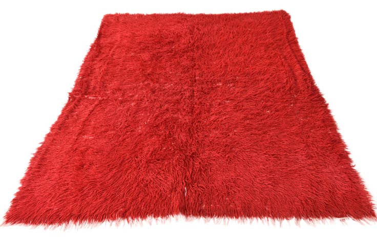 Detail image of 6' x 7' 5 Hand Knotted Moroccan Wool Rug