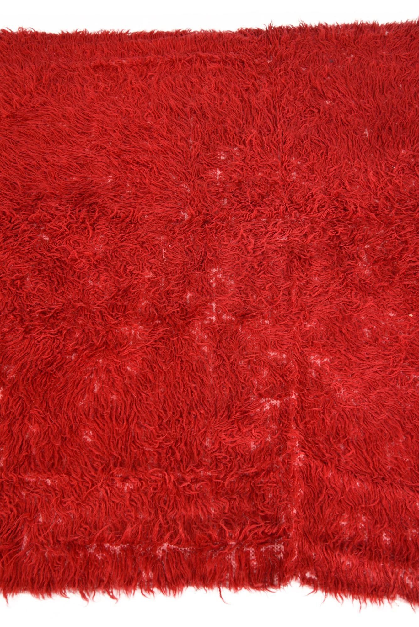 6' x 7' 5 Hand Knotted Moroccan Wool Rug