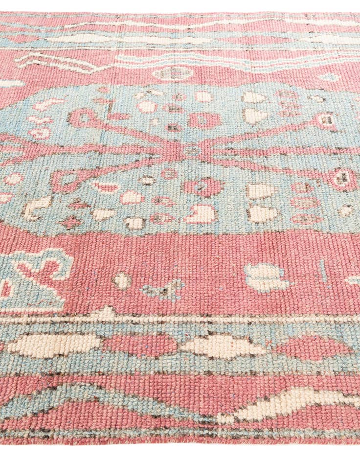 Detail image of 5' 9 x 9' 2  Hand Knotted Moroccan Wool Rug