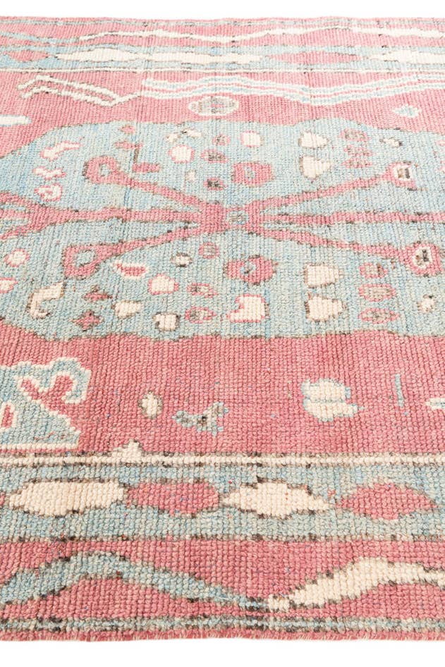 Detail image of 5' 9 x 9' 2 Hand Knotted Moroccan Wool Rug