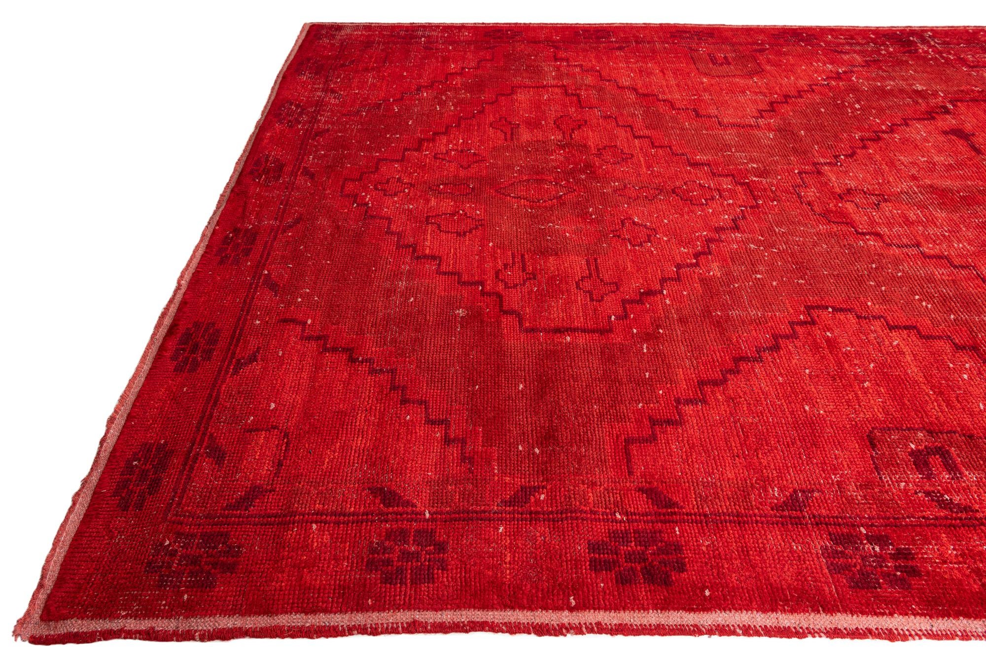 8' 3 x 12' 5 Hand Knotted Moroccan Wool Rug