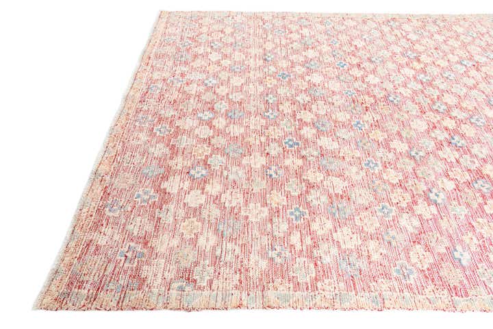 6' 7 x 9' Hand Knotted Moroccan Wool Rug