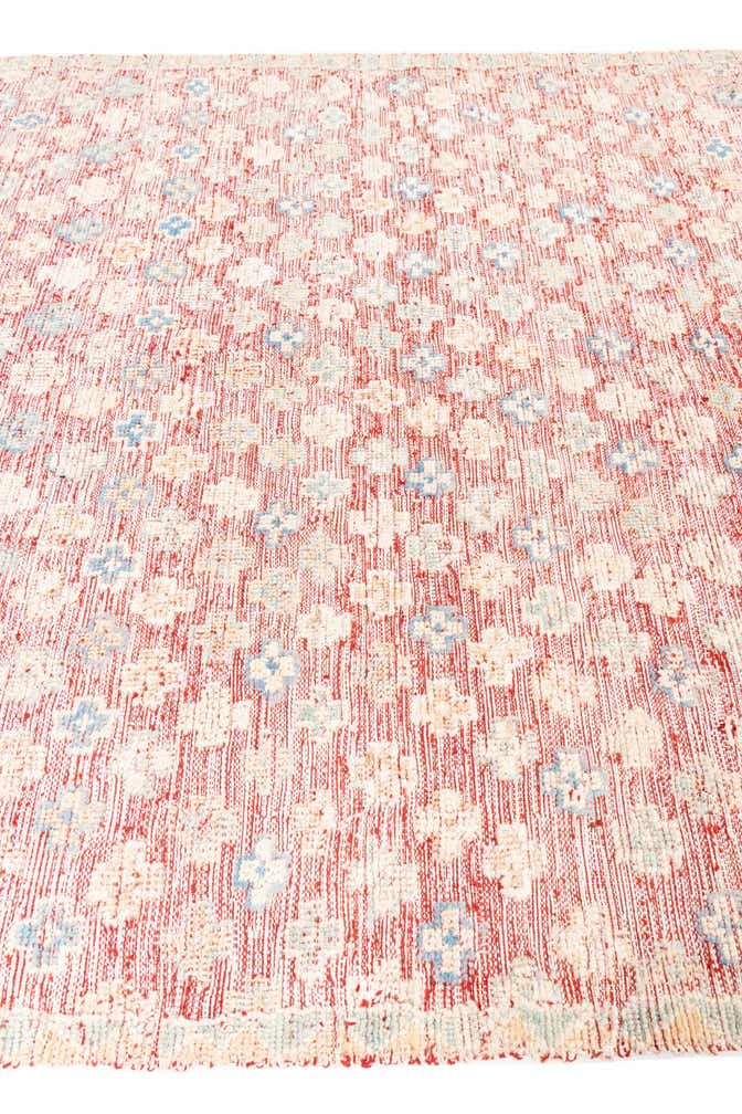 6' 7 x 9' Hand Knotted Moroccan Wool Rug