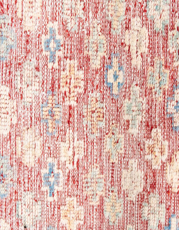 Detail image of 6' 7 x 9'  Hand Knotted Moroccan Wool Rug
