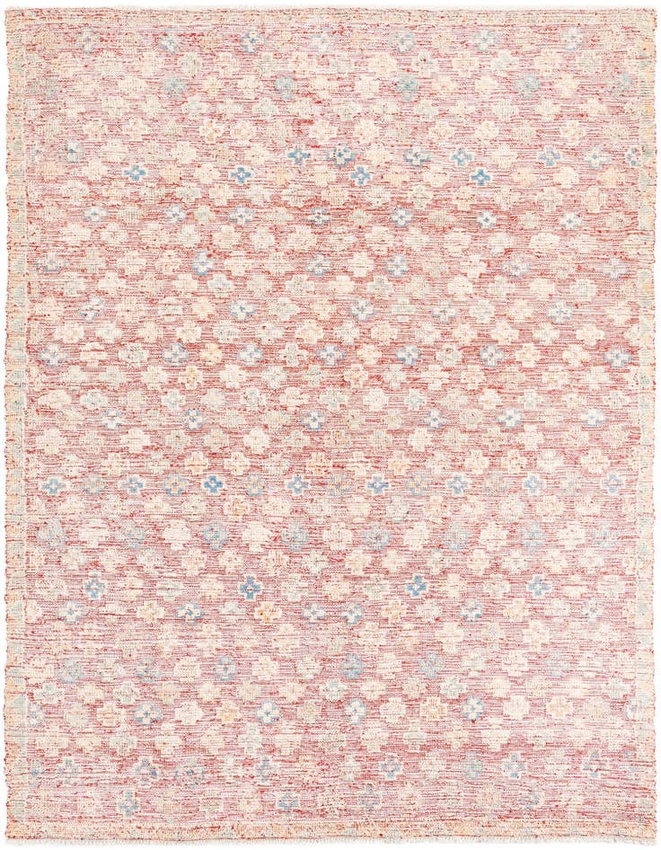 Detail image of 6' 7 x 9' Hand Knotted Moroccan Wool Rug