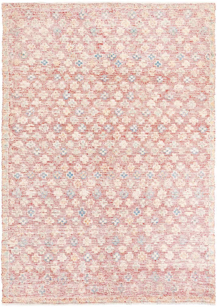 6' 7 x 9' Hand Knotted Moroccan Wool Rug