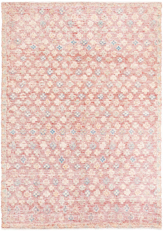 Detail image of 6' 7 x 9' Hand Knotted Moroccan Wool Rug