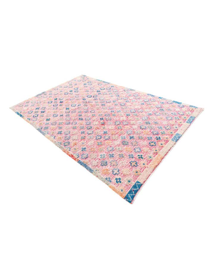 5' 6 x 8' 4 Hand Knotted Moroccan Wool Rug