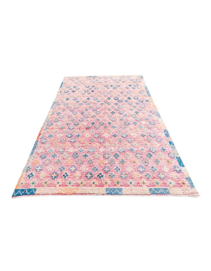 Detail image of 5' 6 x 8' 4 Hand Knotted Moroccan Wool Rug