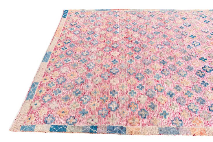 Detail image of 5' 6 x 8' 4 Hand Knotted Moroccan Wool Rug