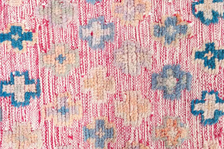 5' 6 x 8' 4 Hand Knotted Moroccan Wool Rug