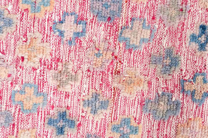 5' 6 x 8' 4 Hand Knotted Moroccan Wool Rug