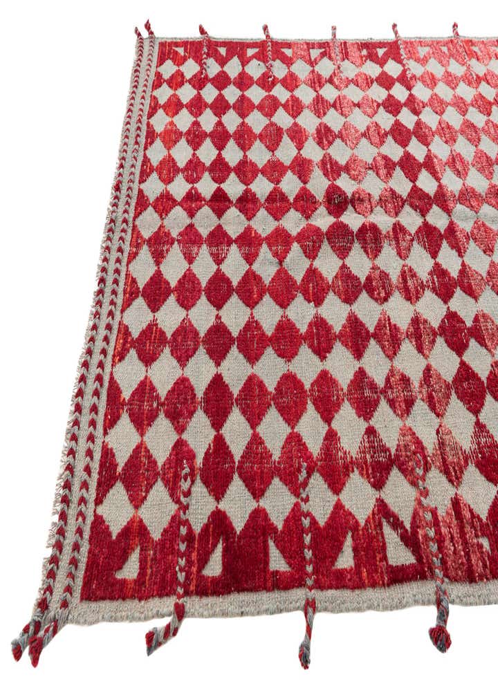 5' 2 x 7' 1 Hand Knotted Moroccan Wool Rug