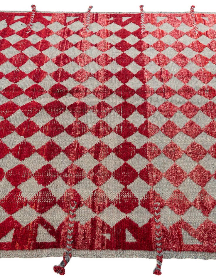 Detail image of 5' 2 x 7' 1  Hand Knotted Moroccan Wool Rug